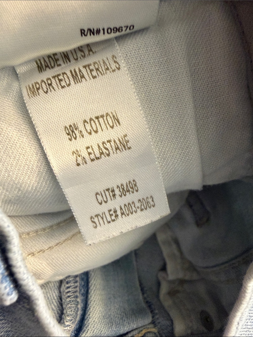 Agolde Sophie Light Wash Skinny Jeans with Pink Patch Size 27 - Picture 10 of 12
